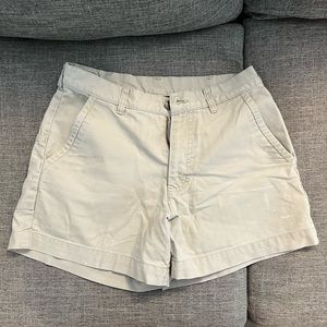 Patagonia Men’s 32 Khaki Canvas Stand Up Shorts (6” Inseam)